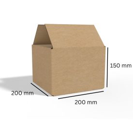 Kartondoboz 200x200x150 - 3 rétegű