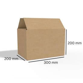 Kartondoboz 300x200x200 - 3 rétegű