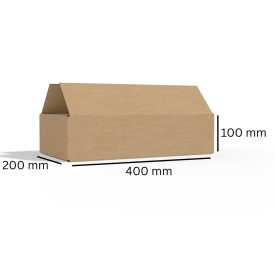 Kartondoboz 400x200x100 - 3 rétegű