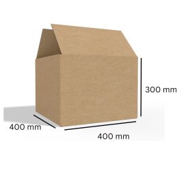Kartondoboz 400x400x300 - 3 rétegű