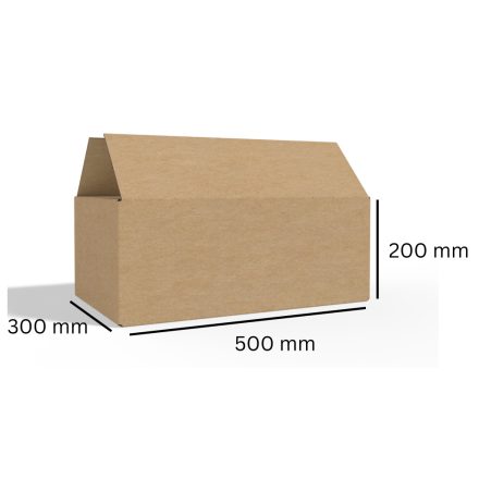 Kartondoboz 500x300x200 - 3 rétegű